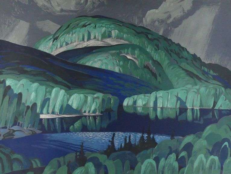 A.J. CASSON SILKSCREEN PRINT BY SAMPSON-MATTHEWS