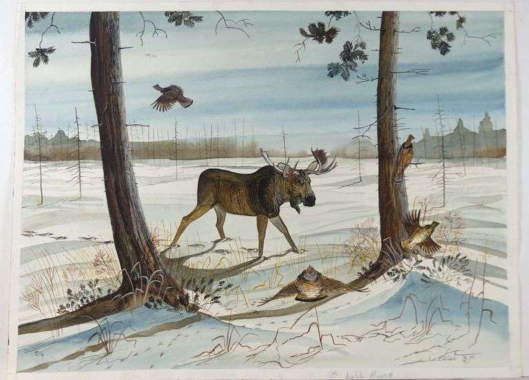 EDDY COBINESS WATERCOLOUR