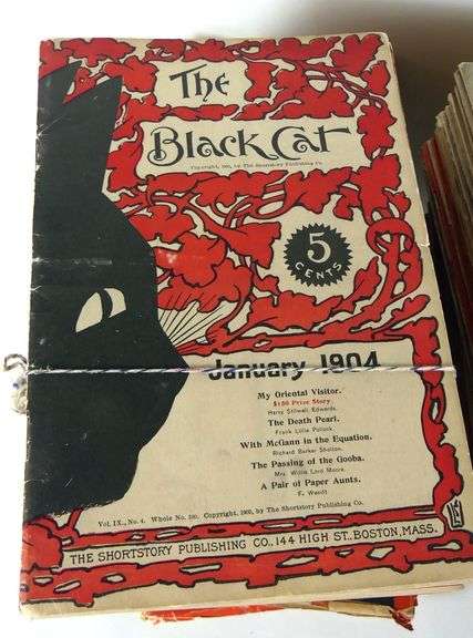 THE BLACK CAT MONTHLY MAGAZINE COLLECTION, 19TH/EARLY 20TH CENTURY