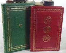 NINE FRANKLIN MINT LEATHER BOUND VOLUMES