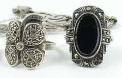 ANTIQUE/VINTAGE MARCASITE JEWELLERY