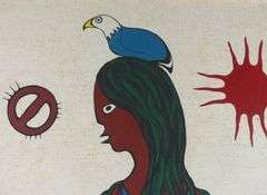 FRANCIS KAGIGE ACRYLIC PAINTING