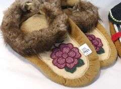 TWO PAIRS MOCCASINS