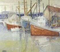 TWO SIGNED GARNET HAZARD PRINTS