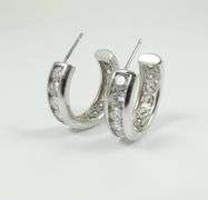4 PAIRS STERLING EARRINGS