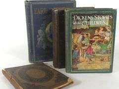 THREE ANTIQUE VOLUMES & VICTORIAN ALBUM