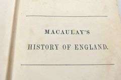 MACAULAY'S HISTORY OF ENGLAND