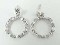 4 PAIRS STERLING EARRINGS