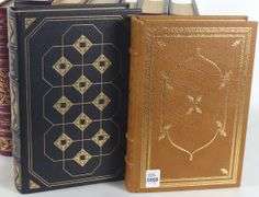 NINE FRANKLIN MINT LEATHER BOUND VOLUMES