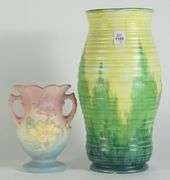 2 ART POTTERY VASES