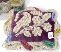 TWO IROQUOIS BEADED PINCUSHIONS
