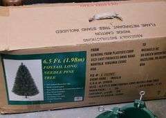 CHRISTMAS TREES AND STAND