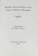 MARK TWAIN'S "1601"