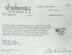 PLATINUM & DIAMOND TWO-RING SET