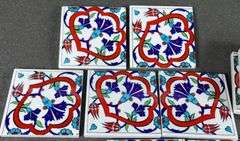 SET OF CERAMIC TILES