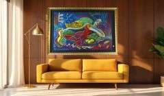 LARGE-SCALE OIL BY IAN LEVENTHAL