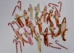 CHENILLE & CLAY FACE SANTA'S