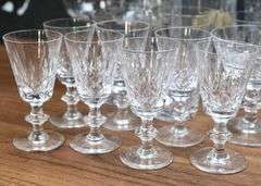 CRYSTAL DECANTERS AND GLASSES