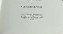 NINE FRANKLIN MINT LEATHER BOUND VOLUMES