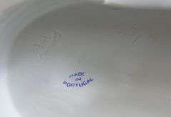 VISTA ALEGRE CENTREPIECE & PAIR CANDLESTICKS