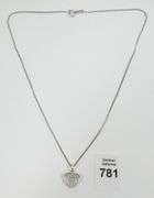 DIAMOND PENDANT ON CHAIN