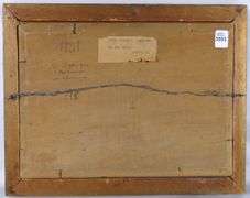 OIL ON PANEL BY LUDWIG VALENTA