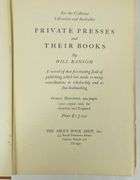 "PRIVATE PRESSES AND THEIR BOOKS"