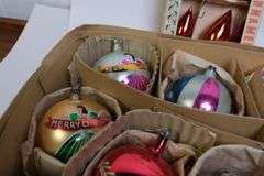 ANTIQUE GLASS ORNAMENTS