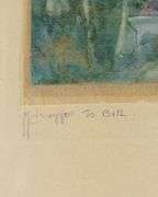 MINIATURE CANADIAN SCHOOL WATERCOLOUR