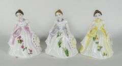 SET OF 12 ROYAL DOULTON FIGURINES