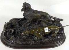 PIERRE-JULES MENE PATINATED BRONZE SCULPTURE