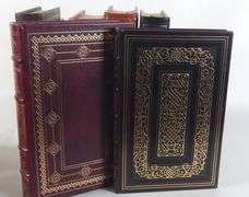 NINE FRANKLIN MINT LEATHER BOUND VOLUMES