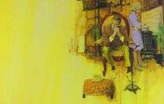 VINTAGE ILLUSTRATION PAINTING