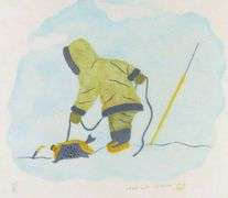 HENRY NAPARTUK STENCIL PRINT