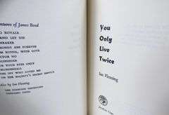 IAN FLEMING "YOU ONLY LIVE TWICE"