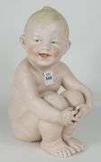 ANTIQUE BISQUE PORCELAIN FIGURINE