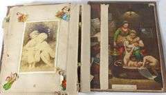 THREE ANTIQUE VOLUMES & VICTORIAN ALBUM