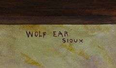 VINTAGE INDIGENOUS PORTRAIT OIL