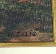 PAIR WATERCOLOURS BY W. ELLIS