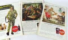 VINTAGE COCA-COLA ADS CIRCA 1940-1960