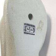 TWO CERAMIC CARVINGS