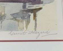 TWO SIGNED GARNET HAZARD PRINTS