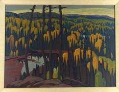 LAWREN HARRIS SILKSCREEN PRINT BY SAMPSON-MATTHEWS