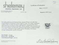 TWO-CARAT DIAMOND SOLITAIRE RING