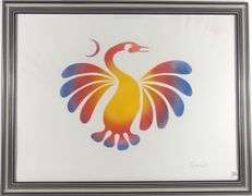 SIMON BRASCOUPE STENCIL PRINT