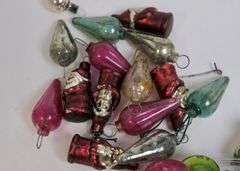 GLASS AND PORCELAIN ORNAMENTS