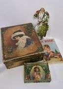 CHRISTMAS BOX AND CONTENTS