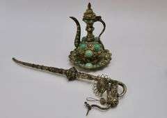 SILVER PLATE, PIPE, ETC.