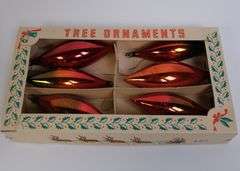 ANTIQUE GLASS ORNAMENTS