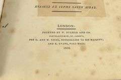 1802 & 1809 ENGLISH VOLUMES